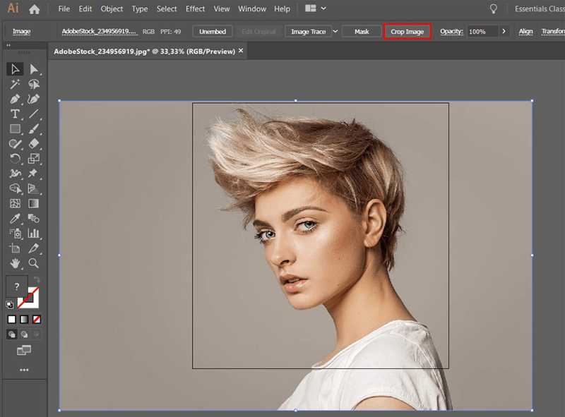 Comment recadrer dans Illustrator