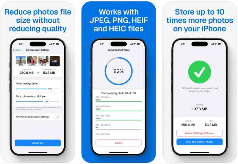 Komprimujte fotografie a obrázky