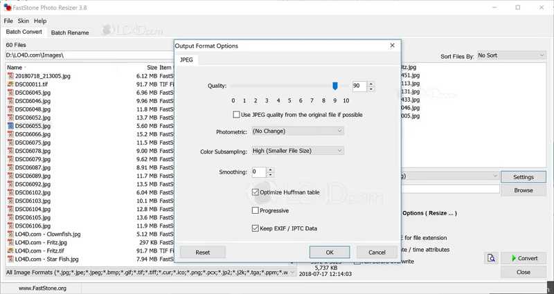 Faststone Photo Resizer
