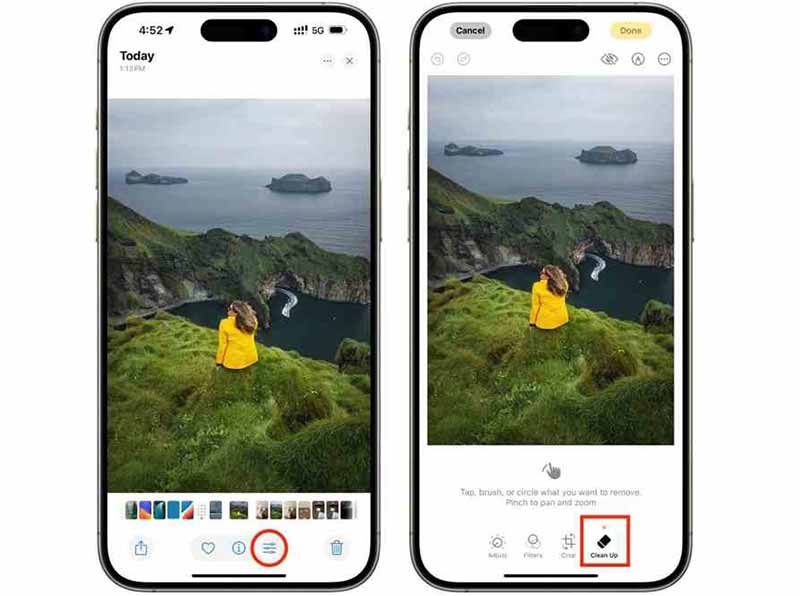 Choose Edit Button And Clean Up