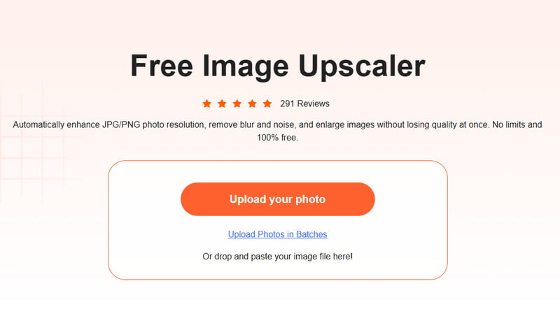 Apeaksoft Free Image Upscaler Interface