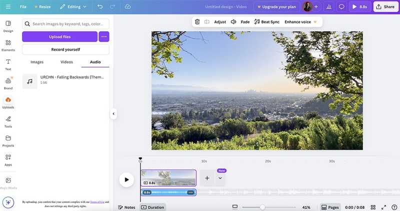 Add Music Canva