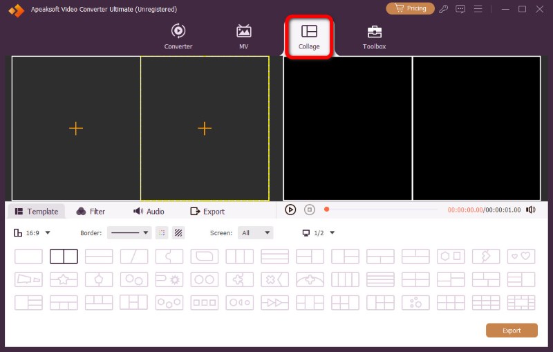 Apeaksoft 拼贴画