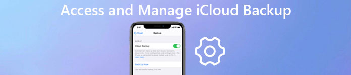 Accéder et gérer iCloud Backup