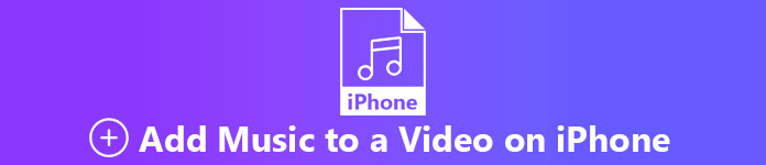 Hinzufügen von Musik zu einem Video-iPhone