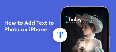 Hvordan legge til tekst til bilde på iPhone