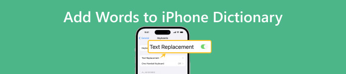 Adicionar palavras ao dicionário do iPhone