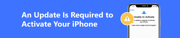 K aktivaci vašeho iPhone je nutná aktualizace