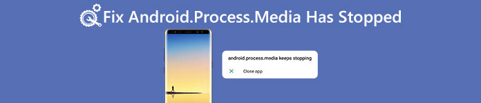 Android Process Media on pysähtynyt