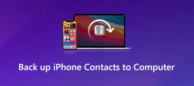iPhoneの連絡先をコンピュータにバックアップする