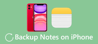 Back-up notities op iPhone