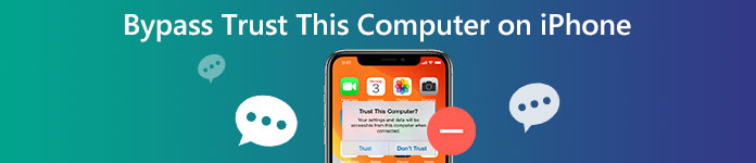 Ignorar a confiança neste computador iPhone