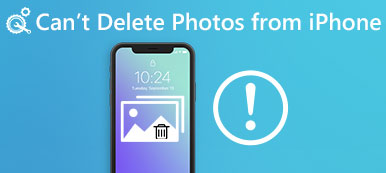 Impossible de supprimer des photos de l'iPhone