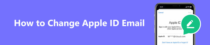 Endre Apple ID-e-post