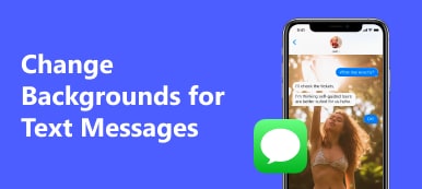 Change your text message background
