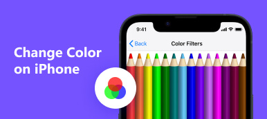 Farbe auf dem iPhone ändern