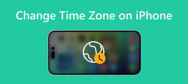 Ändern Sie die Zeitzone auf dem iPhone
