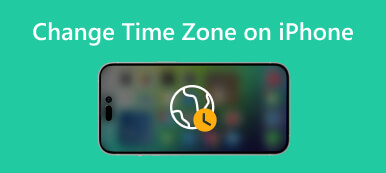 在 iPhone 上更改時區
