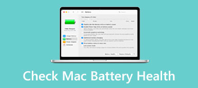 Controleer de batterijstatus van de Mac