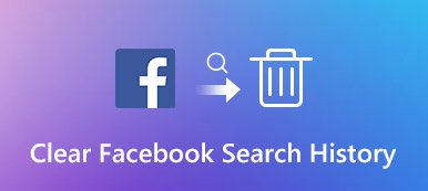 Очистить историю поиска в Facebook