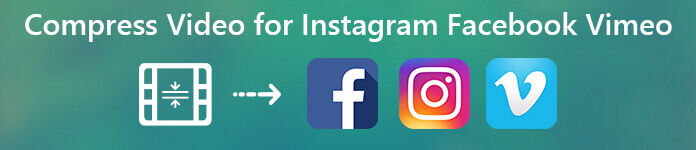 Komprimujte video pro Instagram Facebook a Vimeo