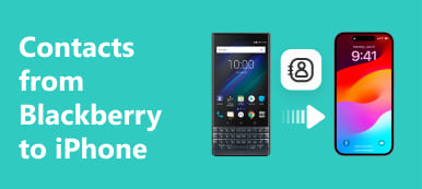 Контакты с Blackberry на iPhone