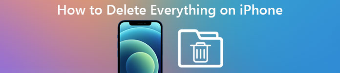 Supprimer tout sur iPhone