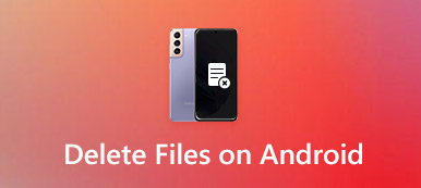 Slett filer på Android