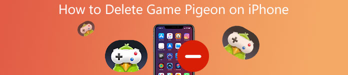 Ta bort Game Pigeon på iPhone