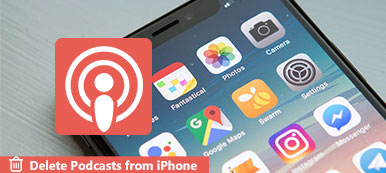 Slett podcasts på iPhone