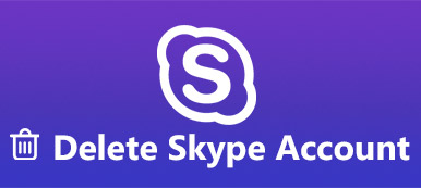 Удалить учетную запись Skype