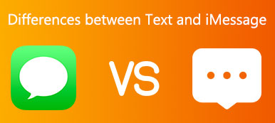 Différences entre Text et iMessage