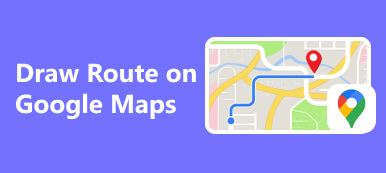 Zeichnen Sie eine Route auf Google Maps