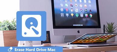 Radera en hårddisk på Mac
