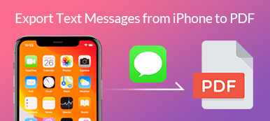 將短信從iPhone導出為PDF