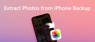 Extrahiere Fotos von iPhone Backup