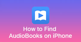 Find manage audiobooks on iphone
