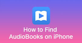 Encontrar gerenciar audiobooks no iphone