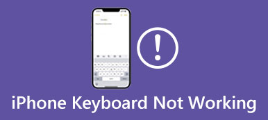 iPhone-tastatur fungerer ikke