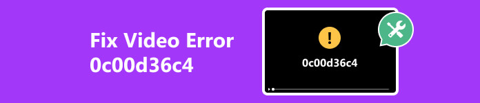 Reparar error de vídeo 0C00D36C4