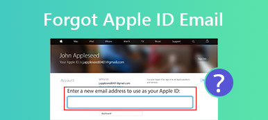 E-mail d'identité Apple oublié