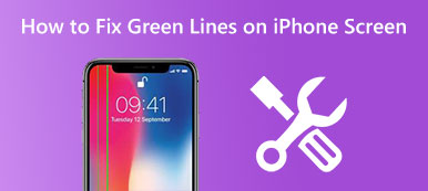 A zöld vonalak javítása az iPhone képernyőjén