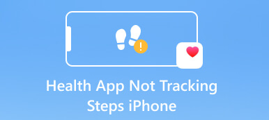 Hälsa App spårar inte steg iPhone