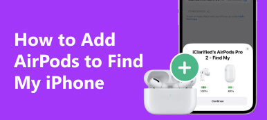 Como adicionar AirPods para encontrar meu iPhone