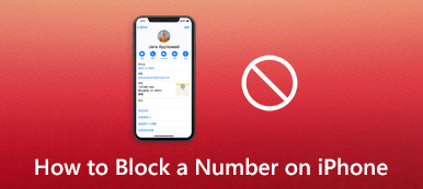 Blockiere eine Nummer und lösche sie