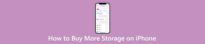 Comment acheter plus de stockage sur iPhone