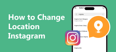 Comment changer d'emplacement Instagram