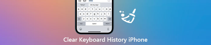 Очистить историю клавиатуры на iPhone
