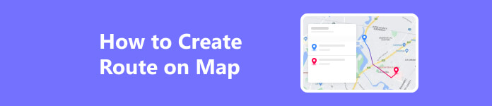 Comment créer un itinéraire sur la carte