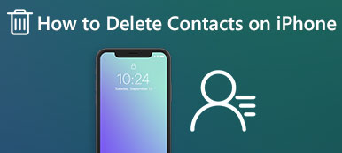 iPhoneの連絡先を削除する